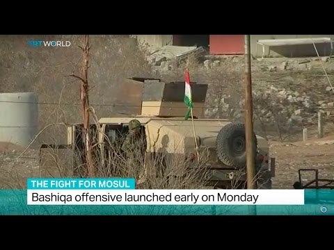 The Fight For Mosul: Peshmerga clearing Bashiqa of booby-traps