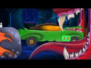 Car Garage | Ambulance | Scary Halloween Videos | Kids Halloween