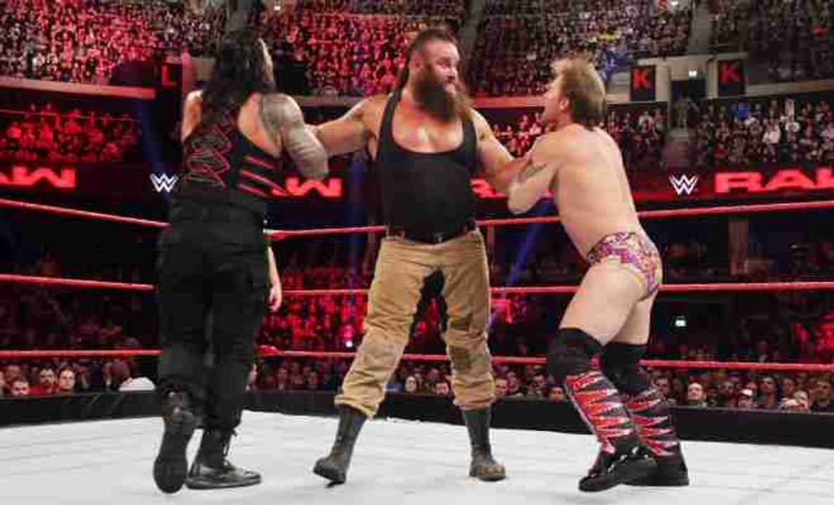 WWE RAW 9th November 2016 Full Show Roman Reigns Goldberg Brock Lesner Seth Rolins Dean Ambrose Rusev Lana Goldberg