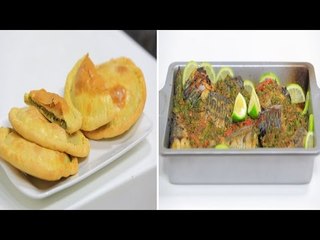 صينية سمك ماكريل - أرز بالكوسة - حواوشي بالخضار | على قد الأيد حلقة كاملة