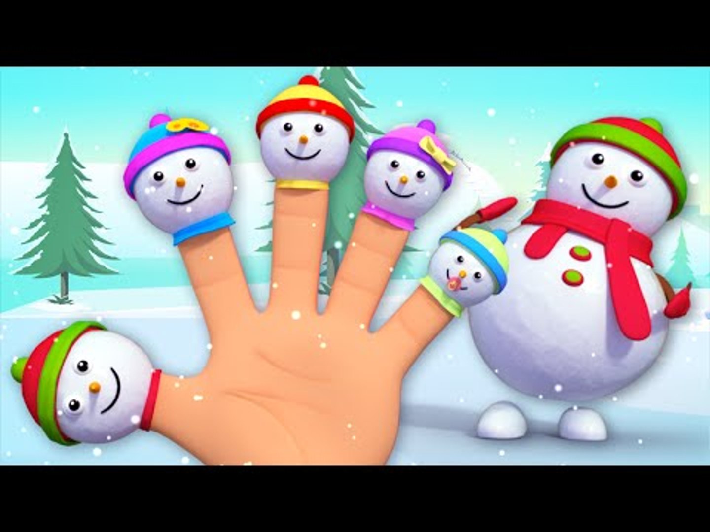 snowman finger family | kids rhymes | kids songs
