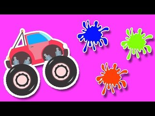 Monster Truck Colors | Educational Colors for Kids