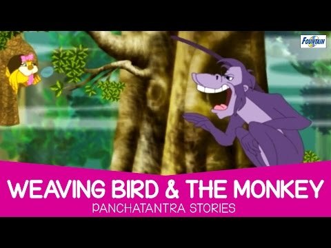 Moral Stories For Kids In Tamil - Weaving Bird & the Monkey - Panchatantra Tales in Tamil