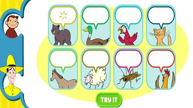 Curious George - Cows Dont Quack - Curious George Games