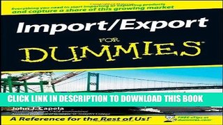 Best Seller Import / Export For Dummies Free Read