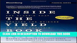 Ebook Inside the Yield Book: The Classic That Created the Science of Bond Analysis Free Read