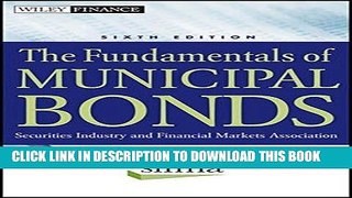 Best Seller The Fundamentals of Municipal Bonds Free Download