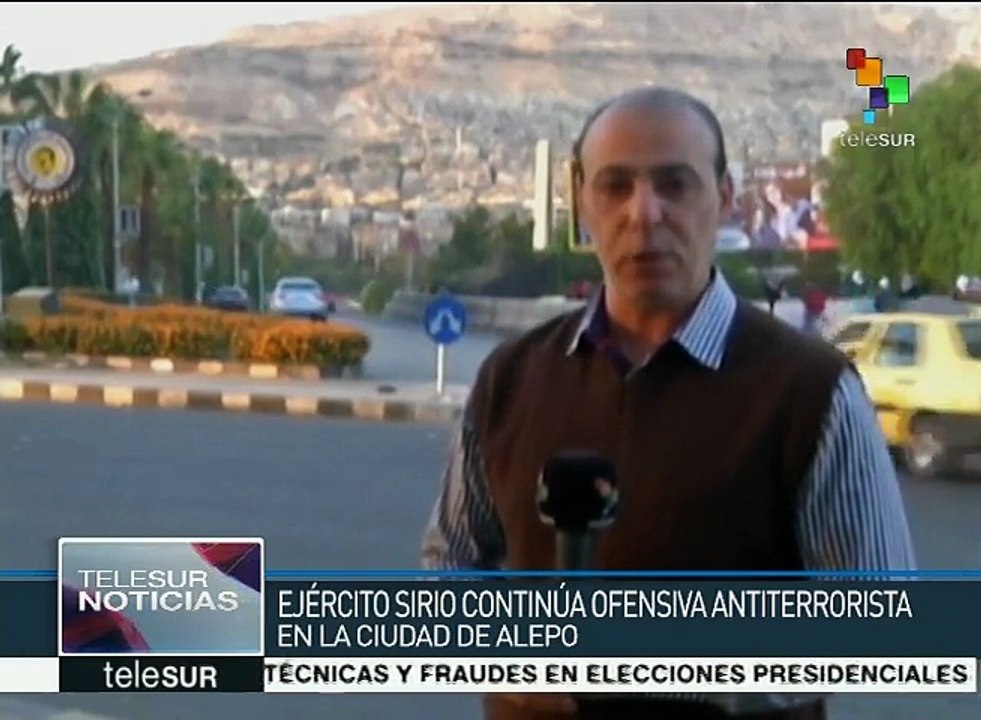 Siria: continúa ofensiva antiterrorista en Alepo