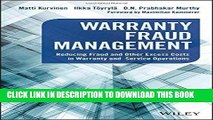 Ebook Warranty Fraud Management: Reducing Fraud and Other Excess Costs in Warranty and Service
