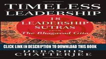 Best Seller Timeless Leadership: 18 Leadership Sutras from the Bhagavad Gita Free Read