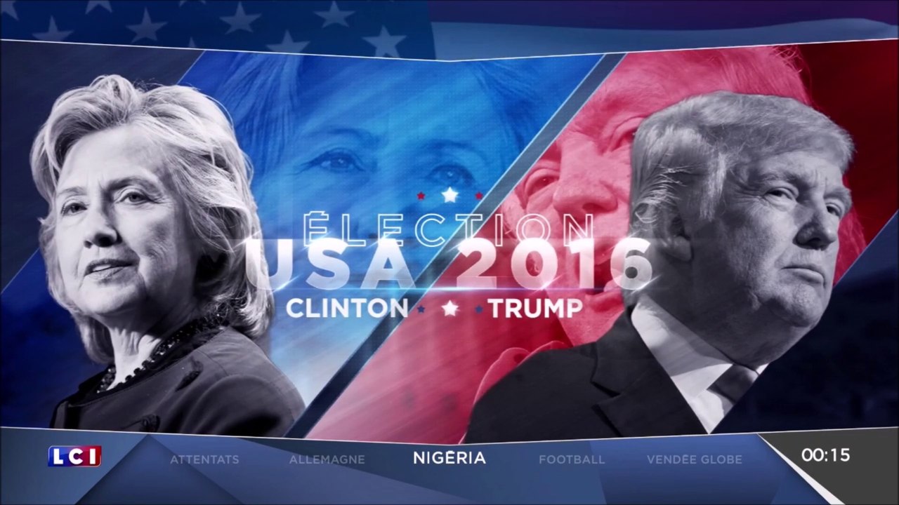 LCI - Générique ÉLECTIONS AMÉRICAINES 2016 (2016)