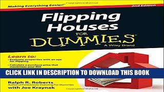 Ebook Flipping Houses For Dummies Free Read