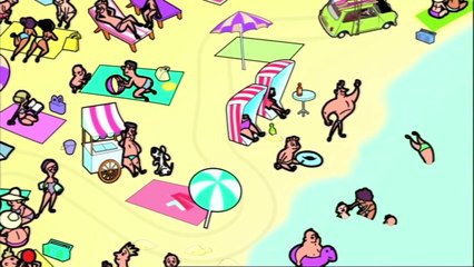 Mr. Bean - Driving on The Beach