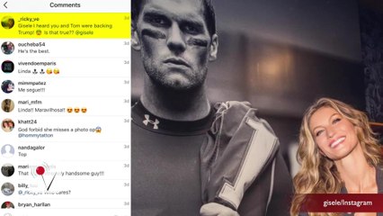 Trump Says Tom Brady is With Him, But Wife Gisele Bundchen Begs to Differ