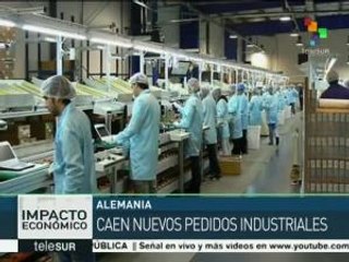 Pedidos industriales caen en Alemania 0.6% respecto del mes anterior