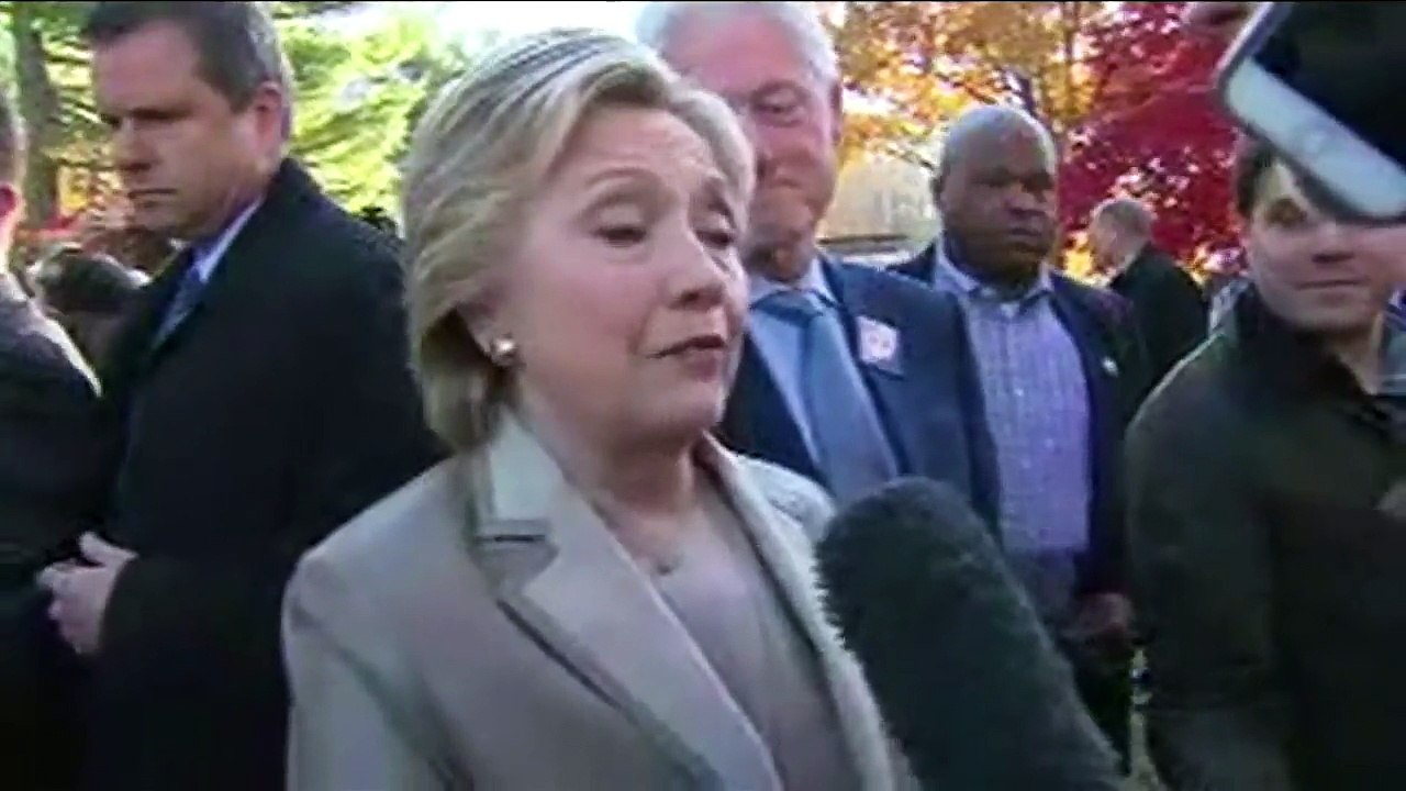 Candidates cast their votes for president