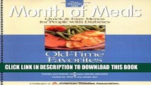 Ebook Month of Meals: Old-Time Favorites Free Read