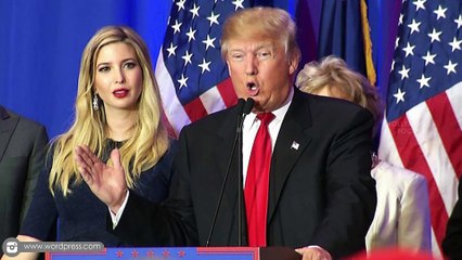 Donald Trump Lip Loks Ivanka Trump at Finall Rally