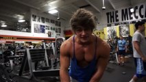 Chest and Back Arnold Style Workout at the Mecca Golds Gym Venice w  Jeff Seid