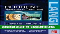 Ebook CURRENT Diagnosis   Treatment Obstetrics   Gynecology, Tenth Edition (LANGE CURRENT Series)