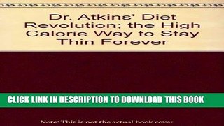 Ebook Dr Atkins Diet Cook Book Free Read