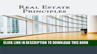 Best Seller Real Estate Principles 1427724881 9781427724885 Free Read