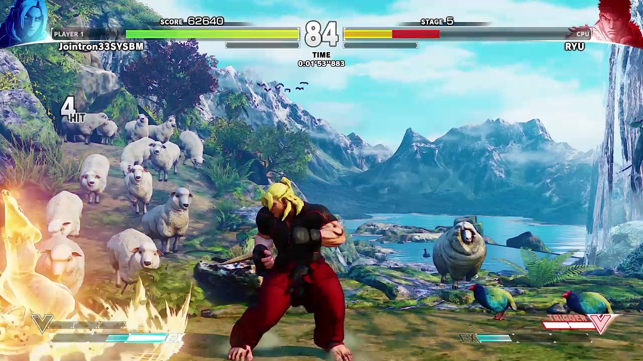 STREET FIGHTER V Ken Survival Mode (Easy)