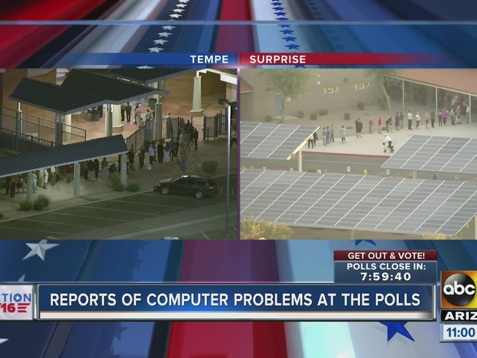 Voters reporting problems at Valley polling places