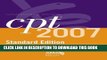 [READ] EBOOK CPT Softbound Edition 2007 (Current Procedural Terminology (CPT) Standard) BEST