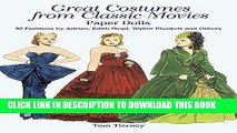 Best Seller Great Costumes from Classic Movies Paper Dolls: 30 Fashions by Adrian, Edith Head,