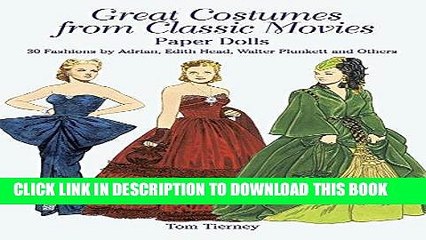 Best Seller Great Costumes from Classic Movies Paper Dolls: 30 Fashions by Adrian, Edith Head,