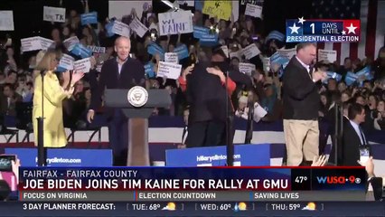 Video herunterladen: Biden campaigns with Kaine on eve of Election Day