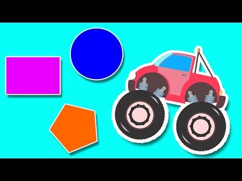 Monster Truck Shapes | Shapes For Kids