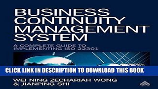 [READ] EBOOK Business Continuity Management System: A Complete Guide to Implementing ISO 22301