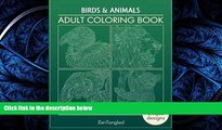 EBOOK ONLINE  Adult Coloring Books: Birds   Animals: Zentangle Patterns - Stress Relieving