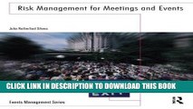 [READ] EBOOK Risk Management for Meetings and Events (Events Management) ONLINE COLLECTION