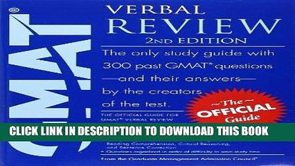 [PDF] The Official Guide for GMAT Verbal Review, 2nd Edition Popular Collection