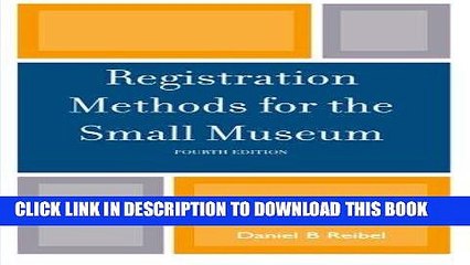 [PDF] Registration Methods for the Small Museum (American Association for State and Local History)