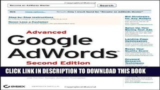 [READ] EBOOK Advanced Google AdWords, Second Edition BEST COLLECTION