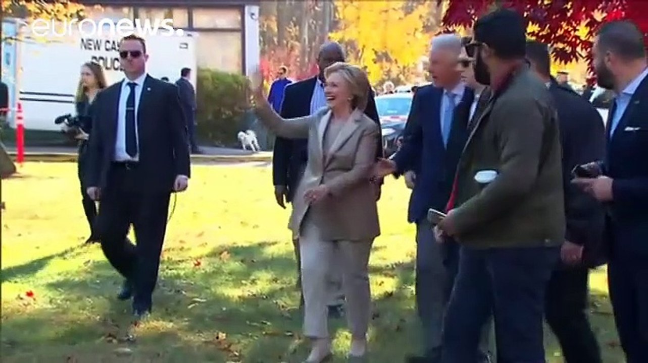 Clinton Beats Trump To The Polls And Votes Early