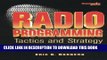 [PDF] Radio Programming: Tactics and Strategy (Broadcasting   Cable Series) Full Collection