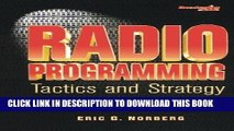 [PDF] Radio Programming: Tactics and Strategy (Broadcasting   Cable Series) Full Collection