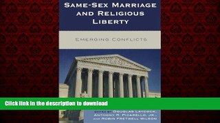 Buy book  Same-Sex Marriage and Religious Liberty: Emerging Conflicts online for ipad