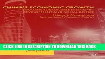 Read Now China s Economic Growth: Towards Sustainable Economic Development and Social Justice:
