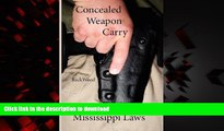 liberty book  Concealed Weapon Carry: Mississippi Laws online to buy