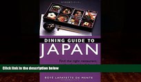 Best Buy Deals  Dining Guide to Japan: Find the right restaurant, order the right dish, and pay