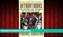 liberty books  Anthony Burns: The Defeat and Triumph of a Fugitive Slave (Laurel-leaf books) [Mass