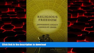 Best book  Religious Freedom: Jefferson s Legacy, America s Creed (Jeffersonian America)