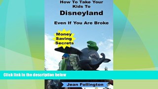 Big Sales  How To Take Your Kids To Disneyland Even If You Are Broke: Money Saving Secrets  READ