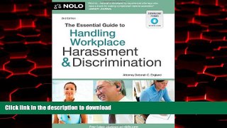 Buy book  The Essential Guide to Handling Workplace Harassment   Discrimination
